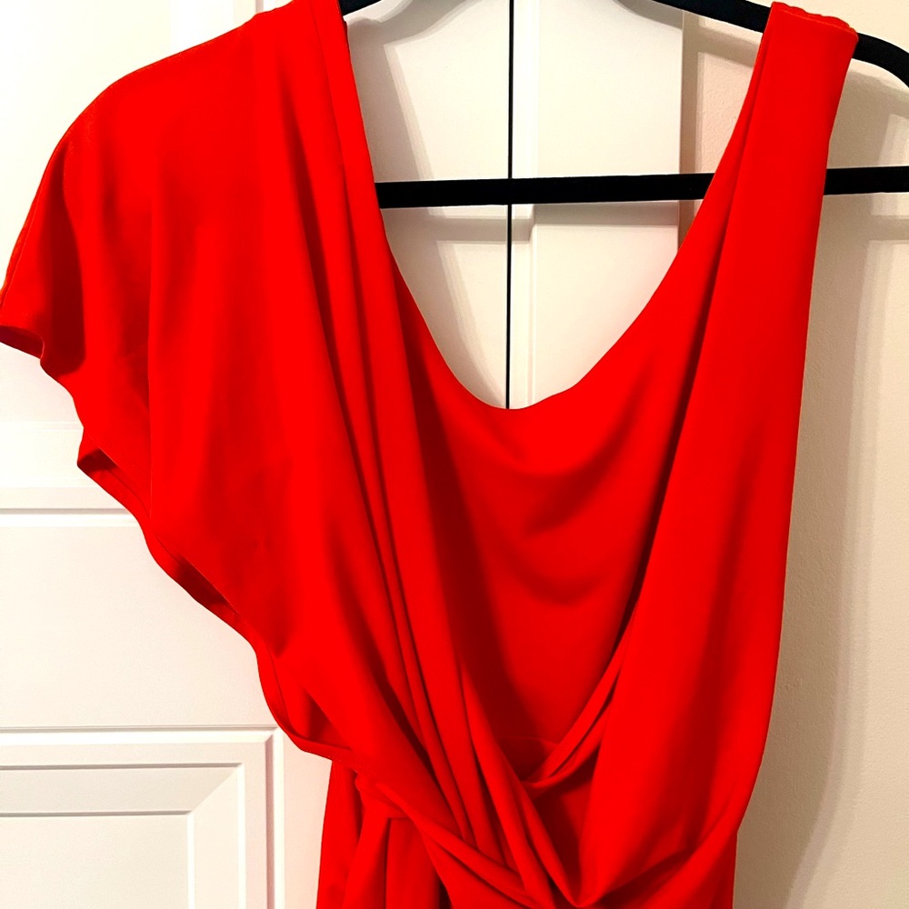 Le Chateau Rouched Dress sz M